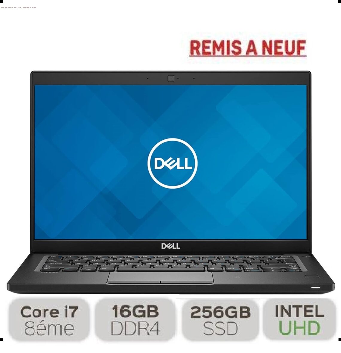 Dell Latitude 7390 Core i7 8ème génération – RAM 16 Go DDR4 – DISQUE DUR 256 Go SSD – 13,3 » Full HD (Comme Neuf)